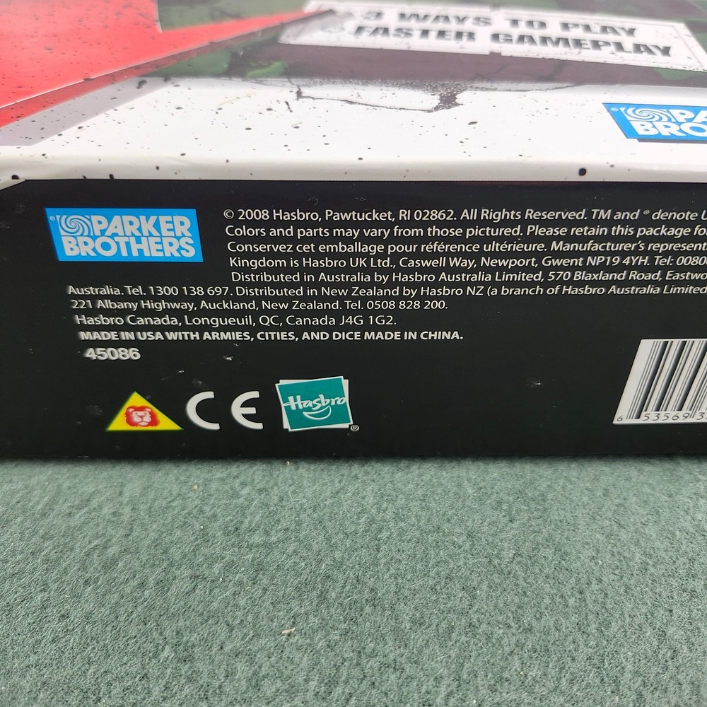 RISK Board Game 100% COMPLETE 2008 Area Control Strategy Game - Picture 10 of 11